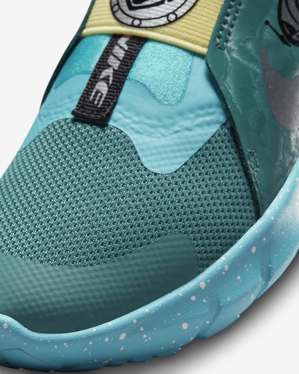 Nike Flex Runner 2 Lil Mineral Teal/Baltic Blue/Lemon Chiffon/Chrome | Kids Nike Lifestyle