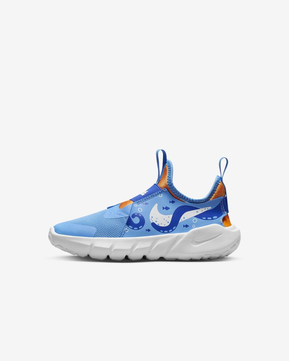 Nike Flex Runner 2 Lil University Blue/Vivid Orange/Hyper Royal/Summit White | Kids Nike Lifestyle