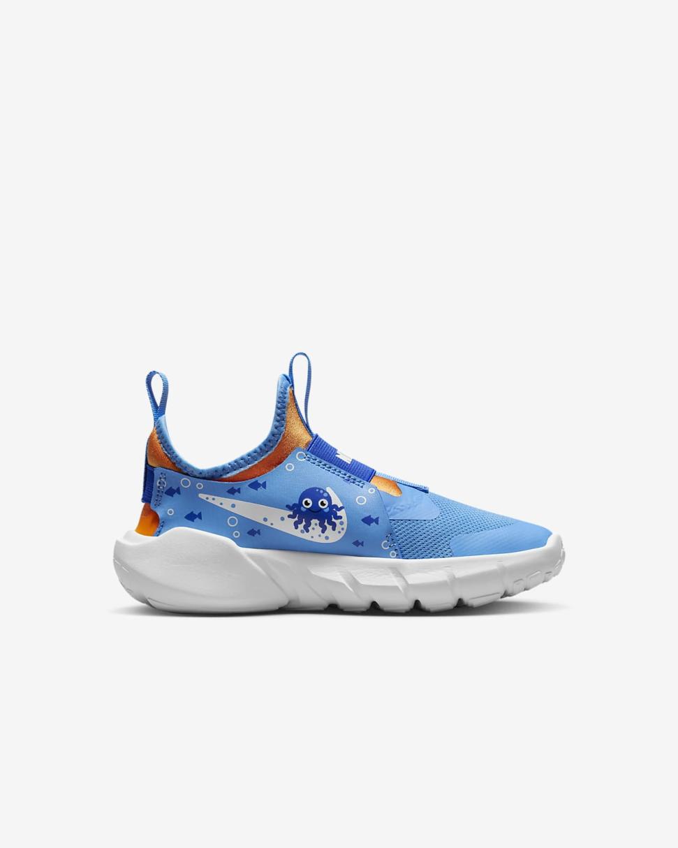 Nike Flex Runner 2 Lil University Blue/Vivid Orange/Hyper Royal/Summit White | Kids Nike Lifestyle