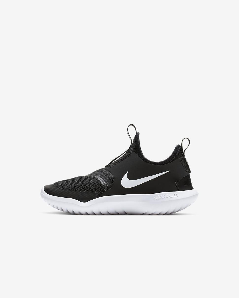 Nike Flex Runner Black/White | Kids Nike Running