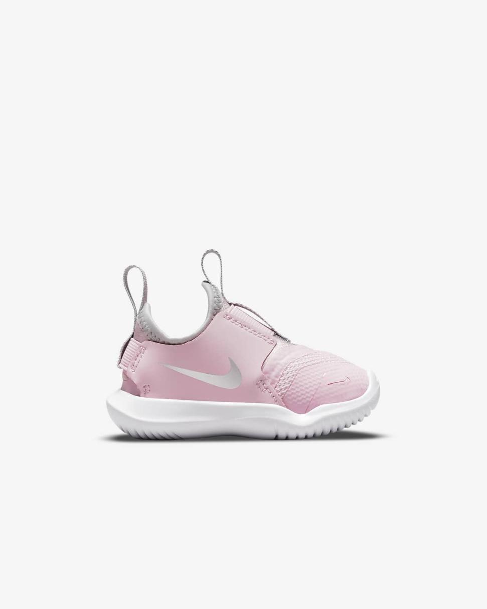 Nike Flex Runner Pink Foam/Light Smoke Grey/Metallic Silver | Kids Nike Lifestyle