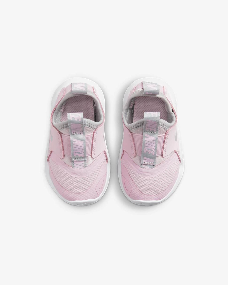 Nike Flex Runner Pink Foam/Light Smoke Grey/Metallic Silver | Kids Nike Lifestyle