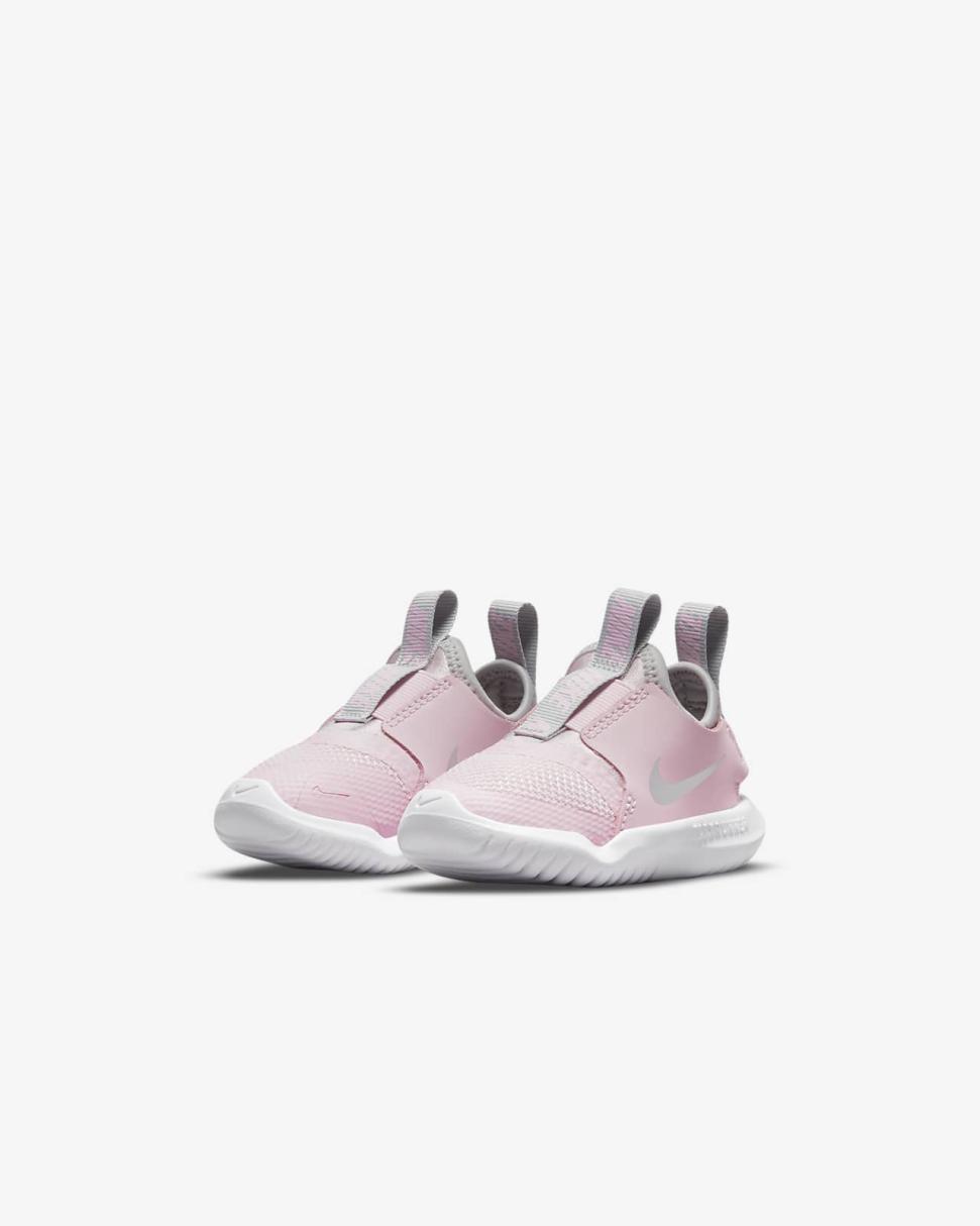 Nike Flex Runner Pink Foam/Light Smoke Grey/Metallic Silver | Kids Nike Lifestyle