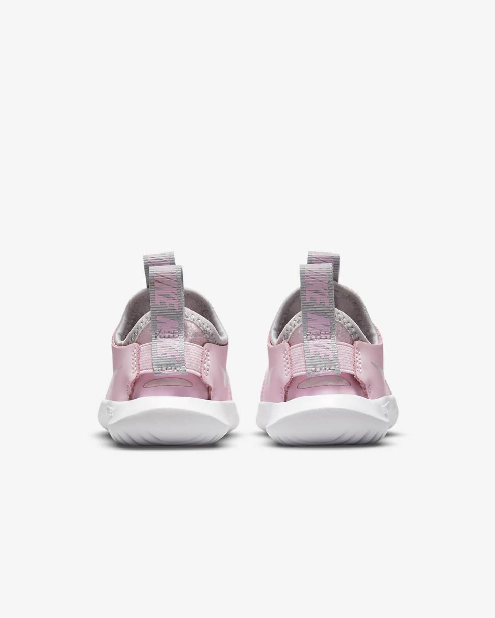 Nike Flex Runner Pink Foam/Light Smoke Grey/Metallic Silver | Kids Nike Lifestyle