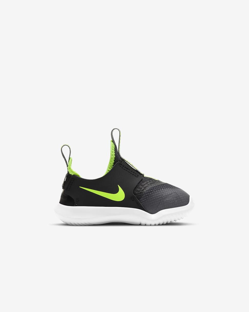 Nike Flex Runner Smoke Grey/Black/White/Volt | Kids Nike Lifestyle
