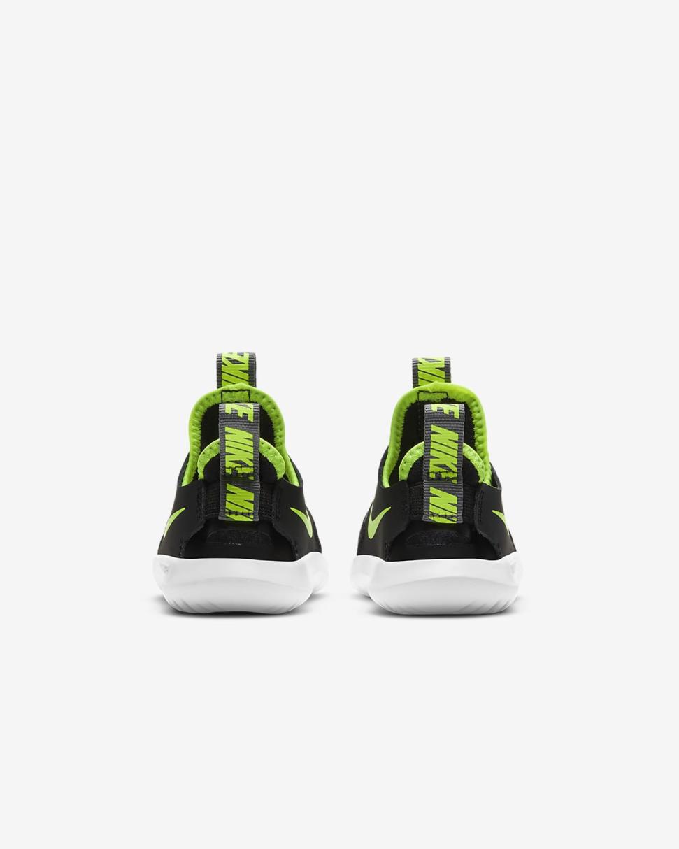 Nike Flex Runner Smoke Grey/Black/White/Volt | Kids Nike Lifestyle