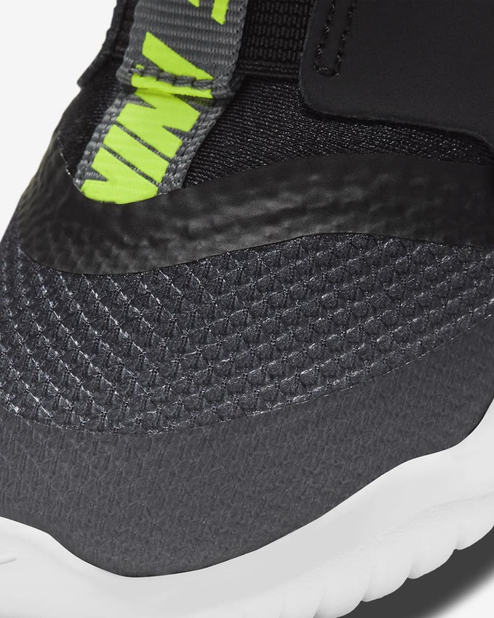 Nike Flex Runner Smoke Grey/Black/White/Volt | Kids Nike Lifestyle