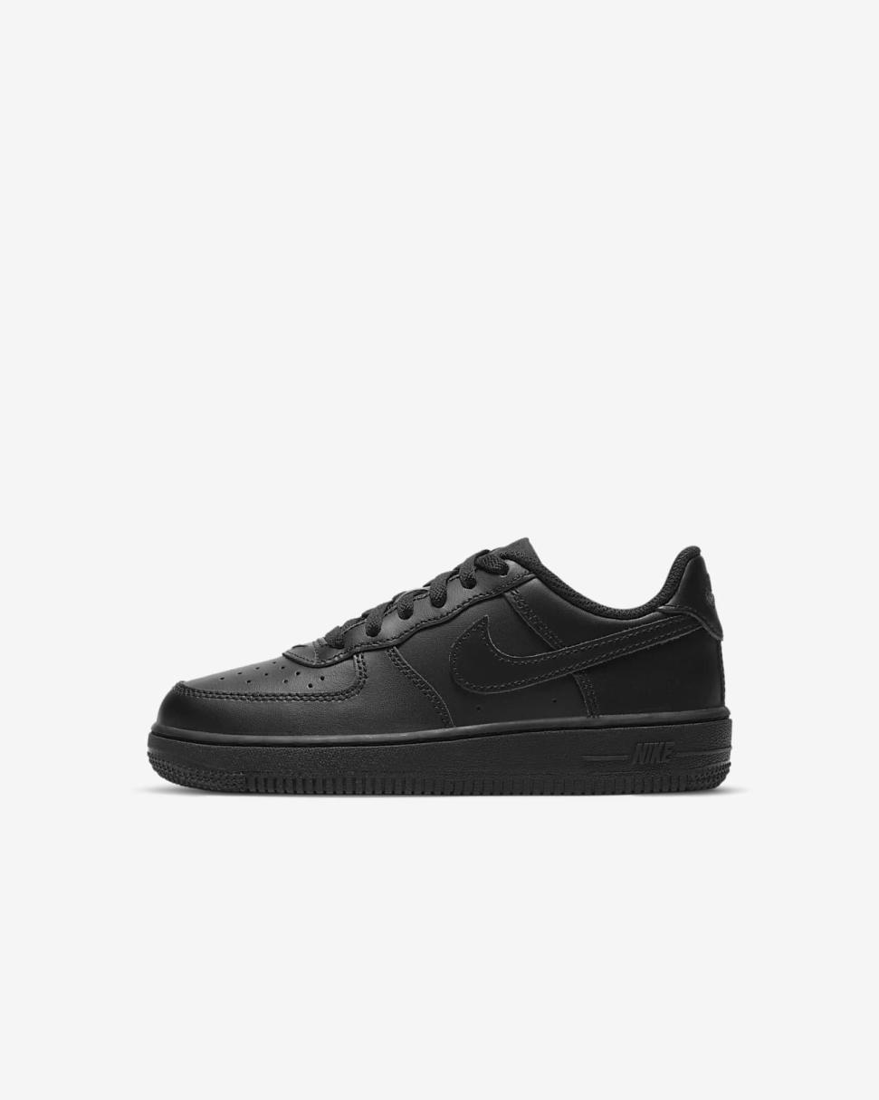 Nike Force 1 LE Black/Black | Kids Nike First Day Kicks