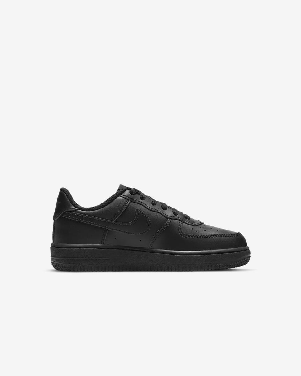 Nike Force 1 LE Black/Black | Kids Nike First Day Kicks