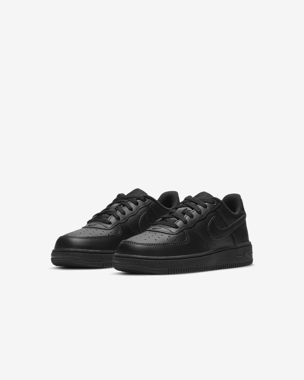 Nike Force 1 LE Black/Black | Kids Nike First Day Kicks