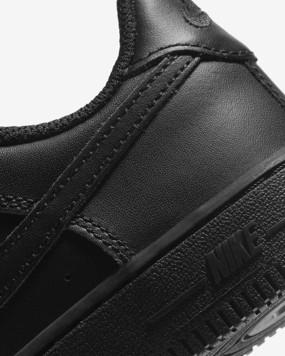 Nike Force 1 LE Black/Black | Kids Nike First Day Kicks