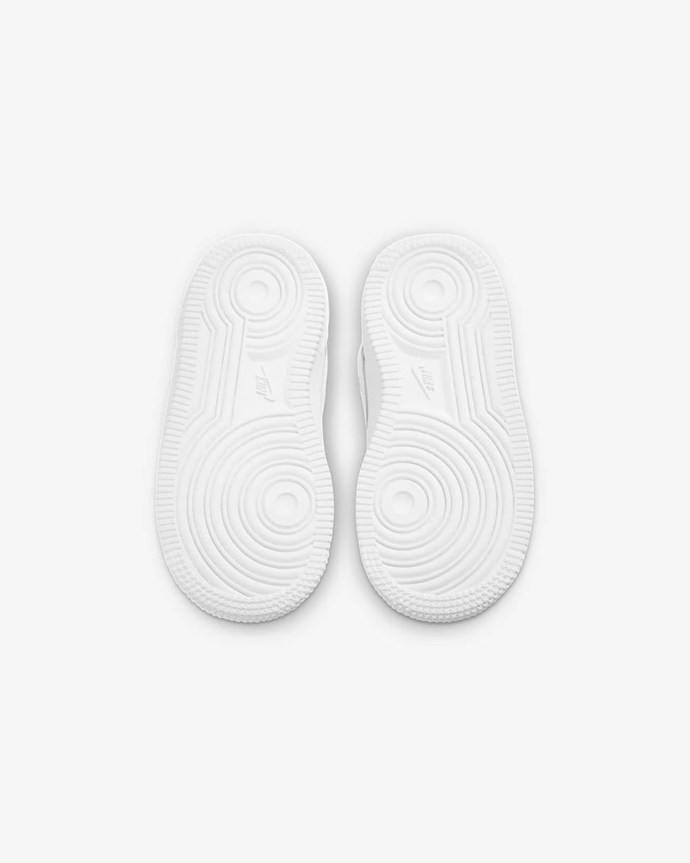 Nike Force 1 LE White/White | Kids Nike First Day Kicks