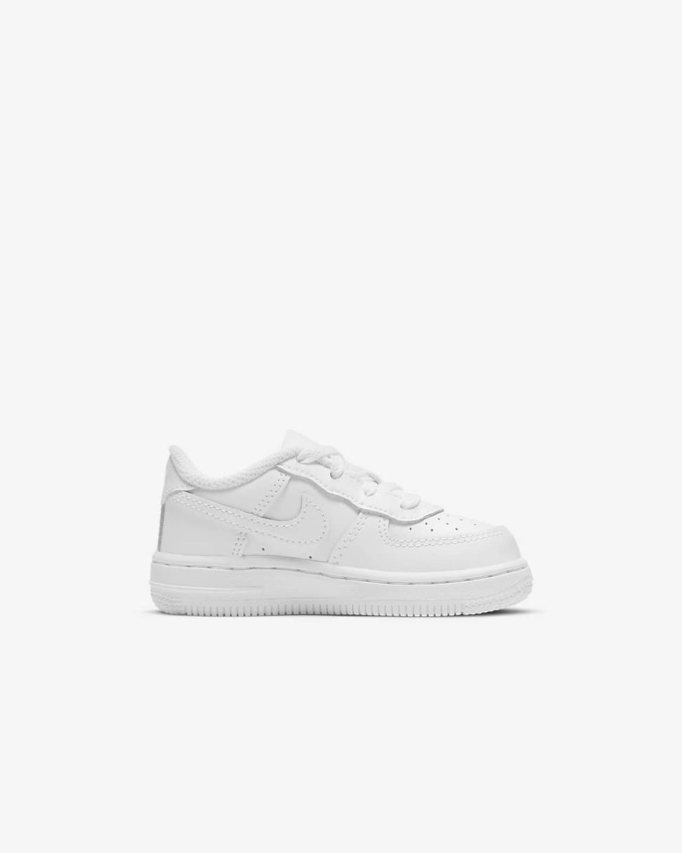 Nike Force 1 LE White/White | Kids Nike First Day Kicks