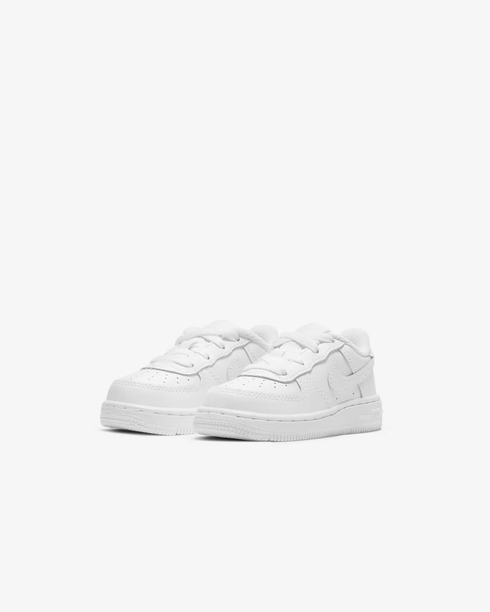 Nike Force 1 LE White/White | Kids Nike First Day Kicks