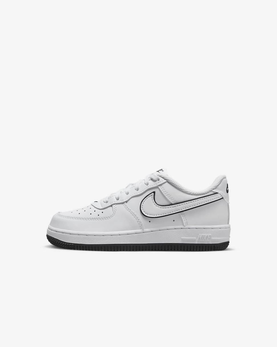 Nike Force 1 Low White/Black | Kids Nike First Day Kicks