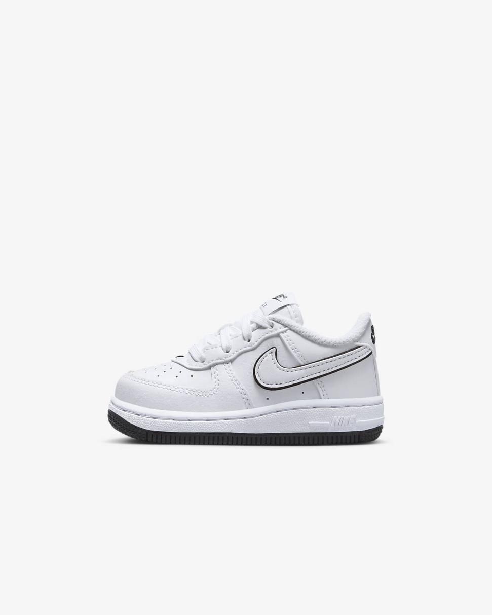 Nike Force 1 Low White/Black | Kids Nike First Day Kicks
