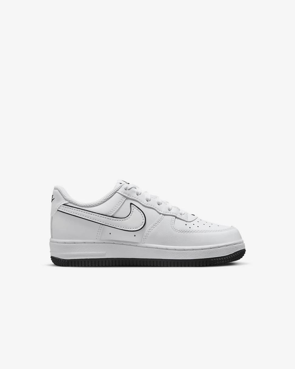 Nike Force 1 Low White/Black | Kids Nike First Day Kicks