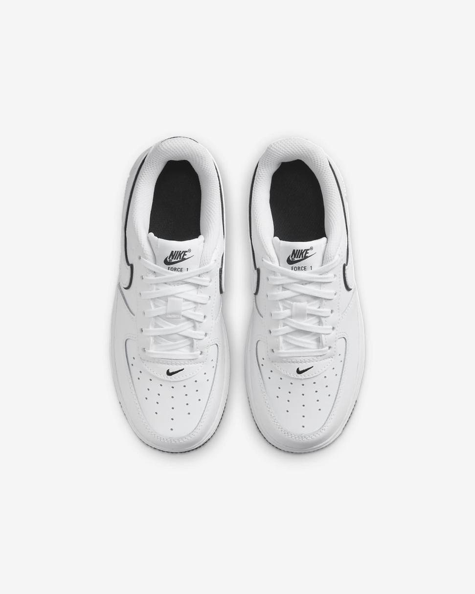 Nike Force 1 Low White/Black | Kids Nike First Day Kicks