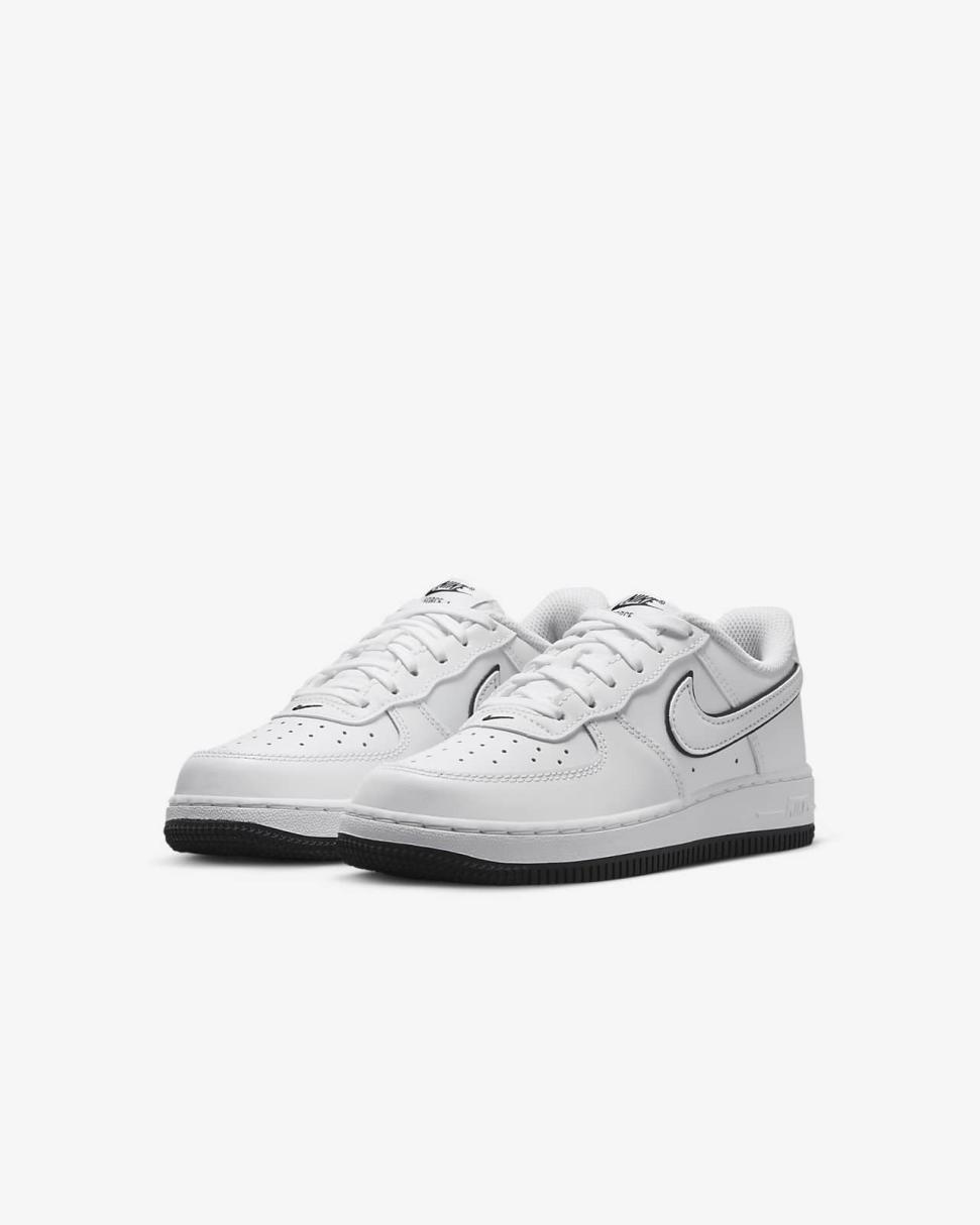Nike Force 1 Low White/Black | Kids Nike First Day Kicks