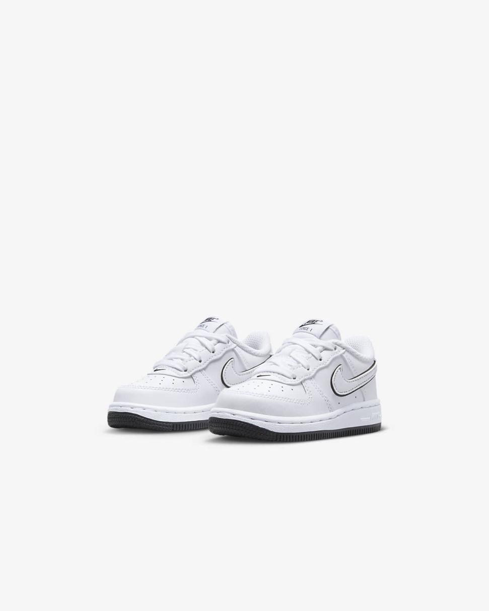 Nike Force 1 Low White/Black | Kids Nike First Day Kicks