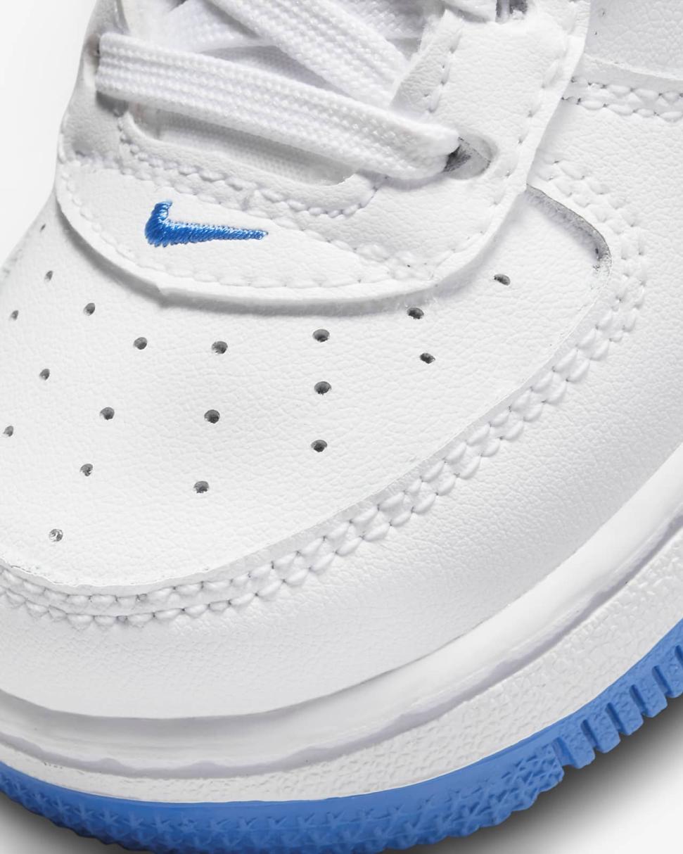 Nike Force 1 White/Light Photo Blue/White | Kids Nike Lifestyle