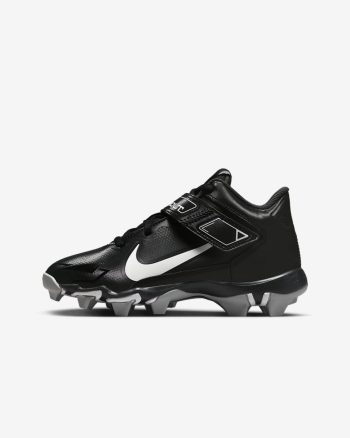 Nike Force Trout 8 Keystone Black/Dark Smoke Grey/Light Smoke Grey/White | Kids Nike Shoes $70 & Under