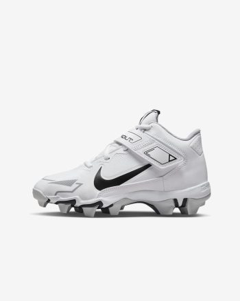 Nike Force Trout 8 Keystone White/Wolf Grey/Pure Platinum/Black | Kids Nike Shoes $70 & Under