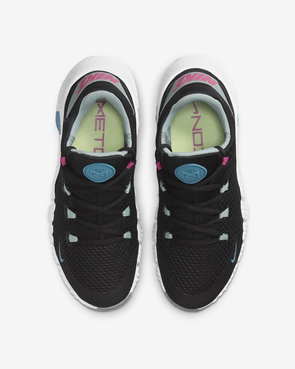 Nike Free Metcon 4 Black/Mica Green/Cosmic Fuchsia/Noise Aqua | Womens Nike Training & Gym