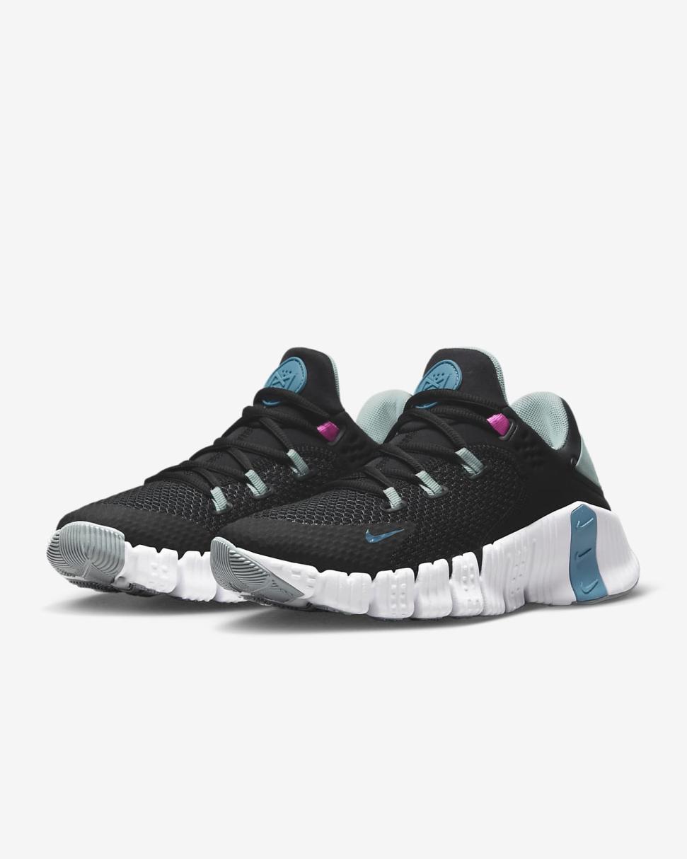 Nike Free Metcon 4 Black/Mica Green/Cosmic Fuchsia/Noise Aqua | Womens Nike Training & Gym