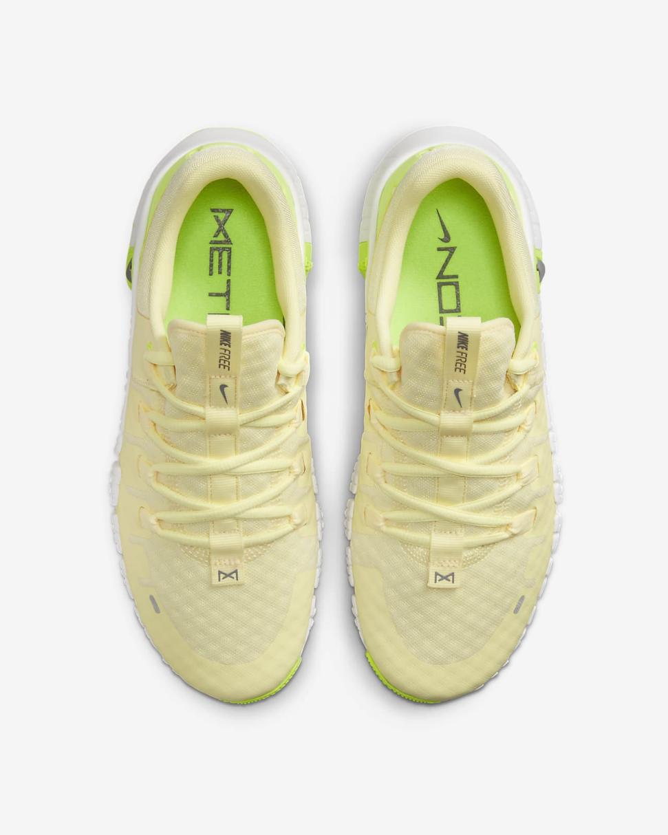 Nike Free Metcon 5 Citron Tint/Volt/Summit White/Cool Grey | Womens Nike First Day Kicks