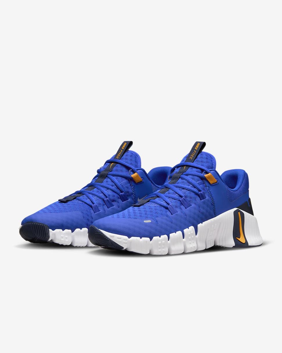 Nike Free Metcon 5 Racer Blue/White/Obsidian/Sundial | Mens Nike Training & Gym