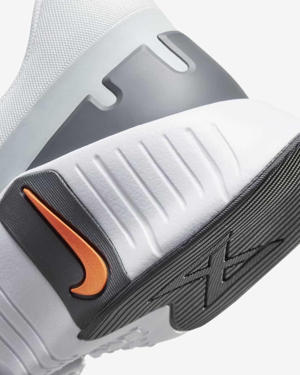 Nike Free Metcon 5 Summit White/Light Silver/Iron Grey/Bright Mandarin | Mens Nike First Day Kicks