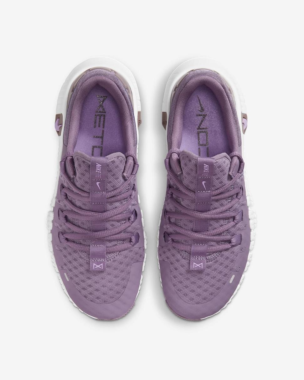 Nike Free Metcon 5 Violet Dust/Plum Eclipse/Rush Fuchsia | Womens Nike First Day Kicks