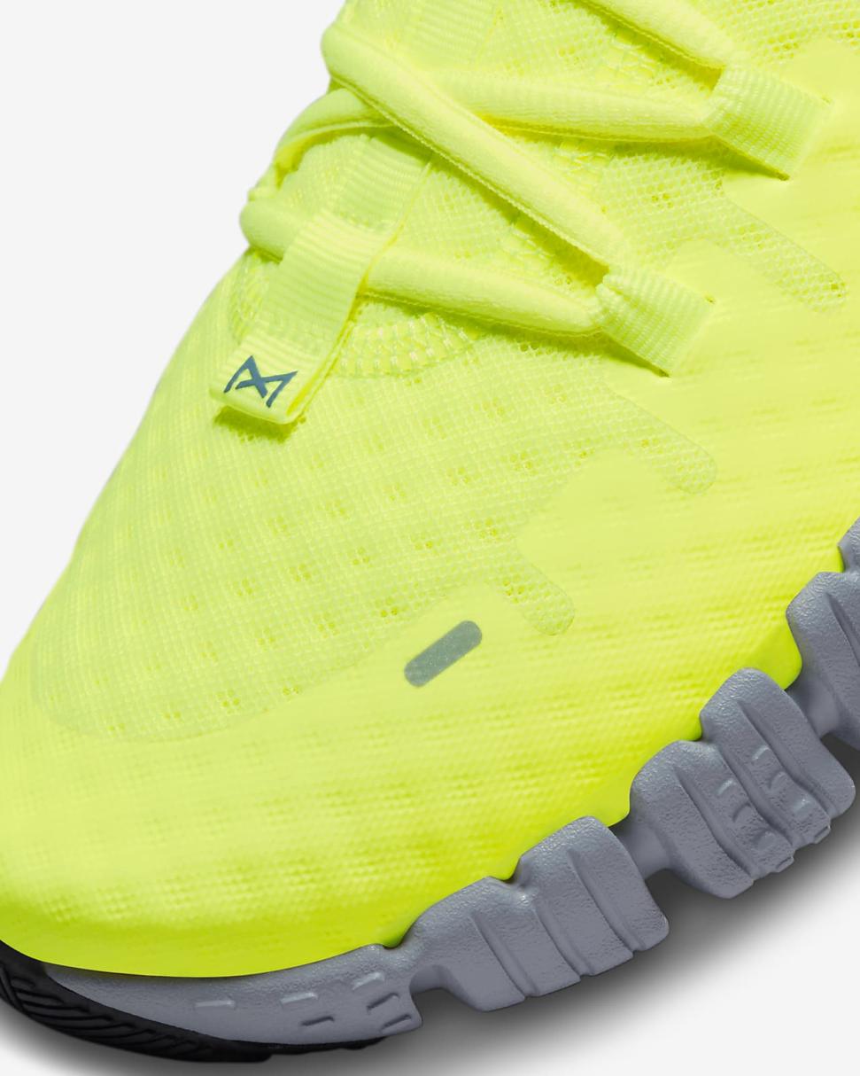 Nike Free Metcon 5 Volt/Wolf Grey/Black/Diffused Blue | Mens Nike First Day Kicks