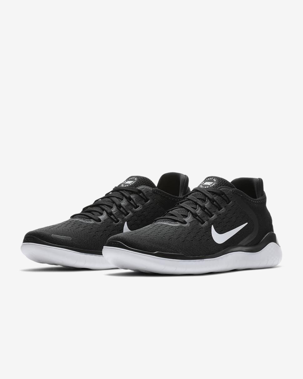 Nike Free RN 2018 Black/White | Womens Nike First Day Kicks