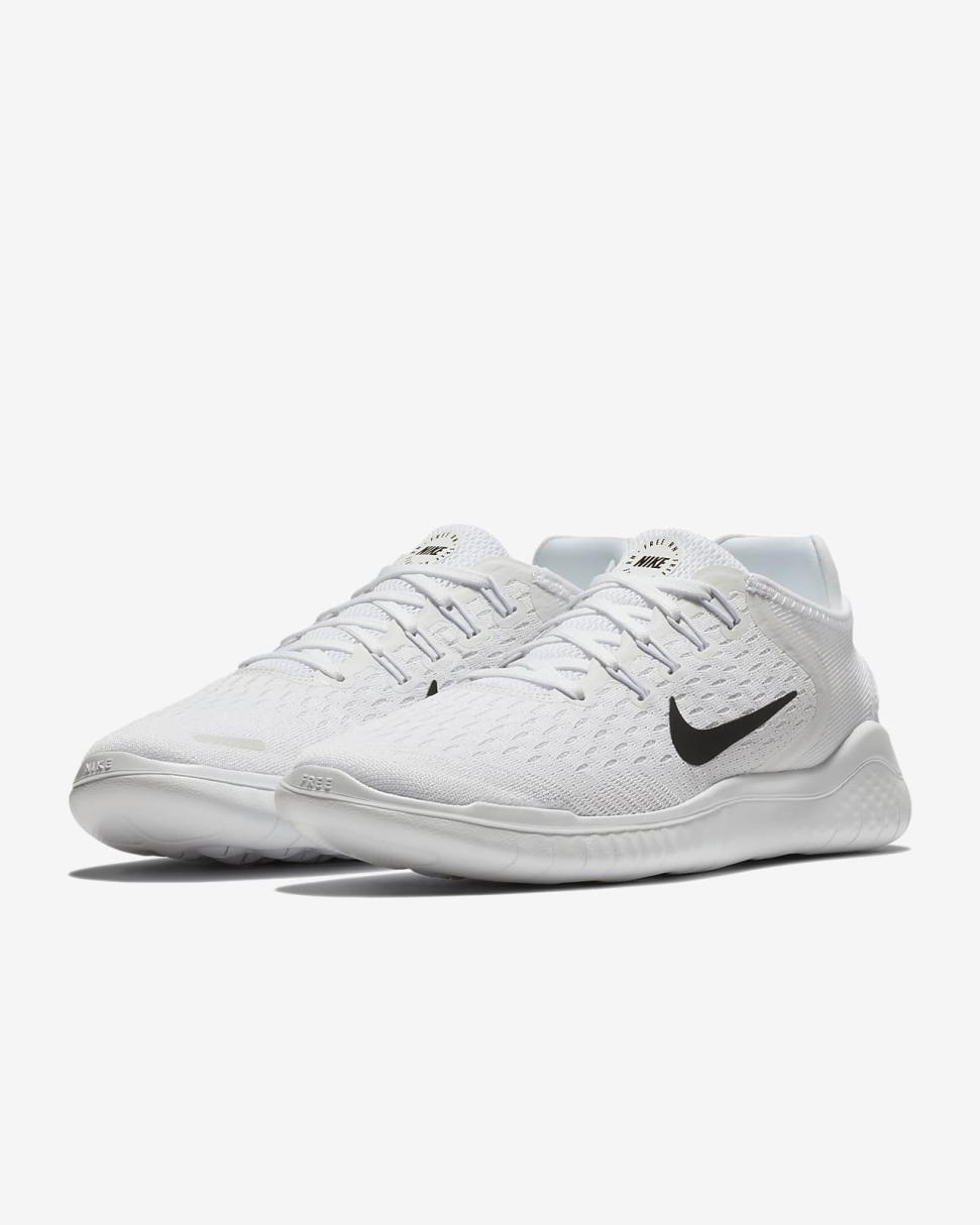 Nike Free RN 2018 White/Black | Womens Nike First Day Kicks
