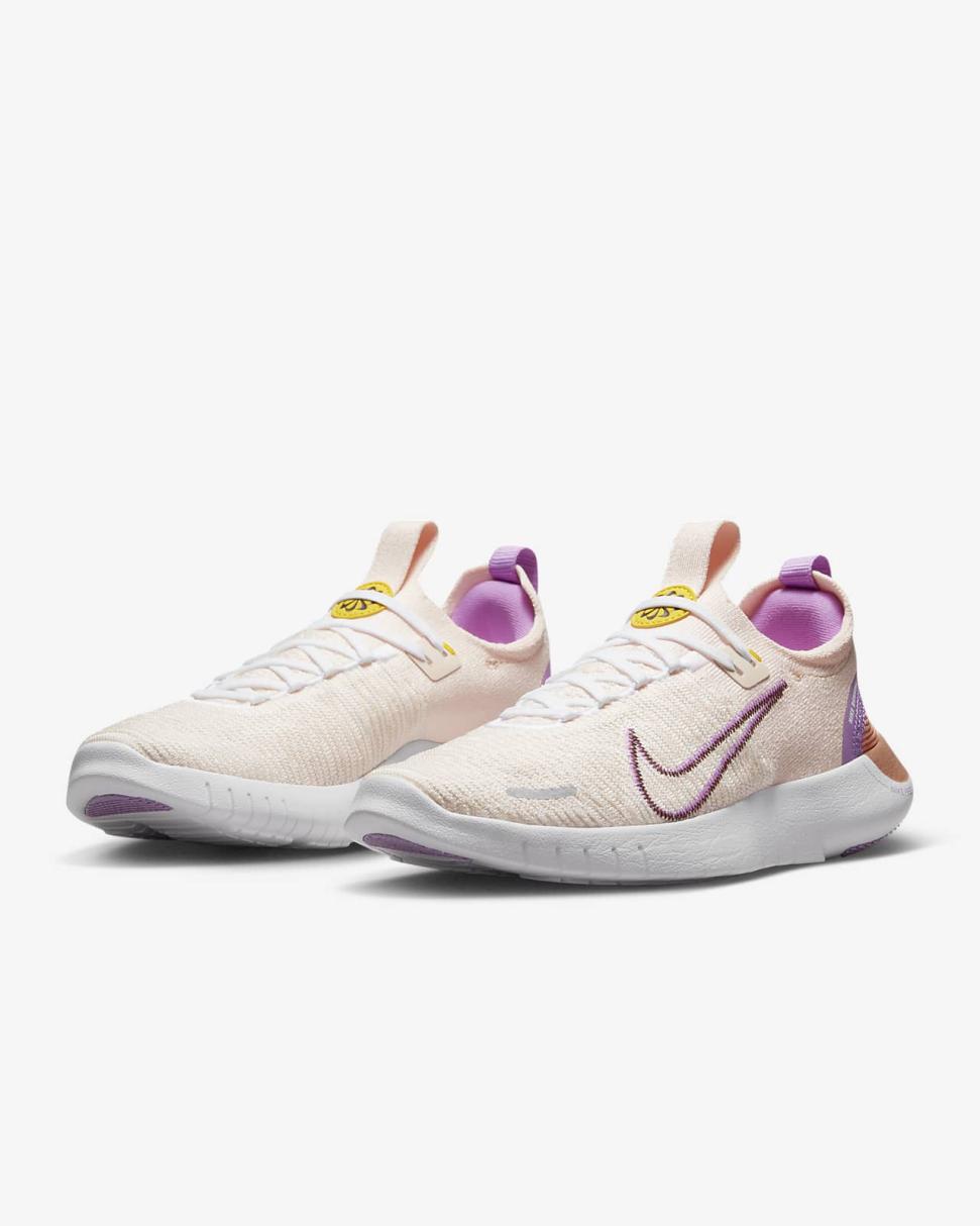 Nike Free RN NN Guava Ice/Vivid Sulfur/White/Earth | Womens Nike Running