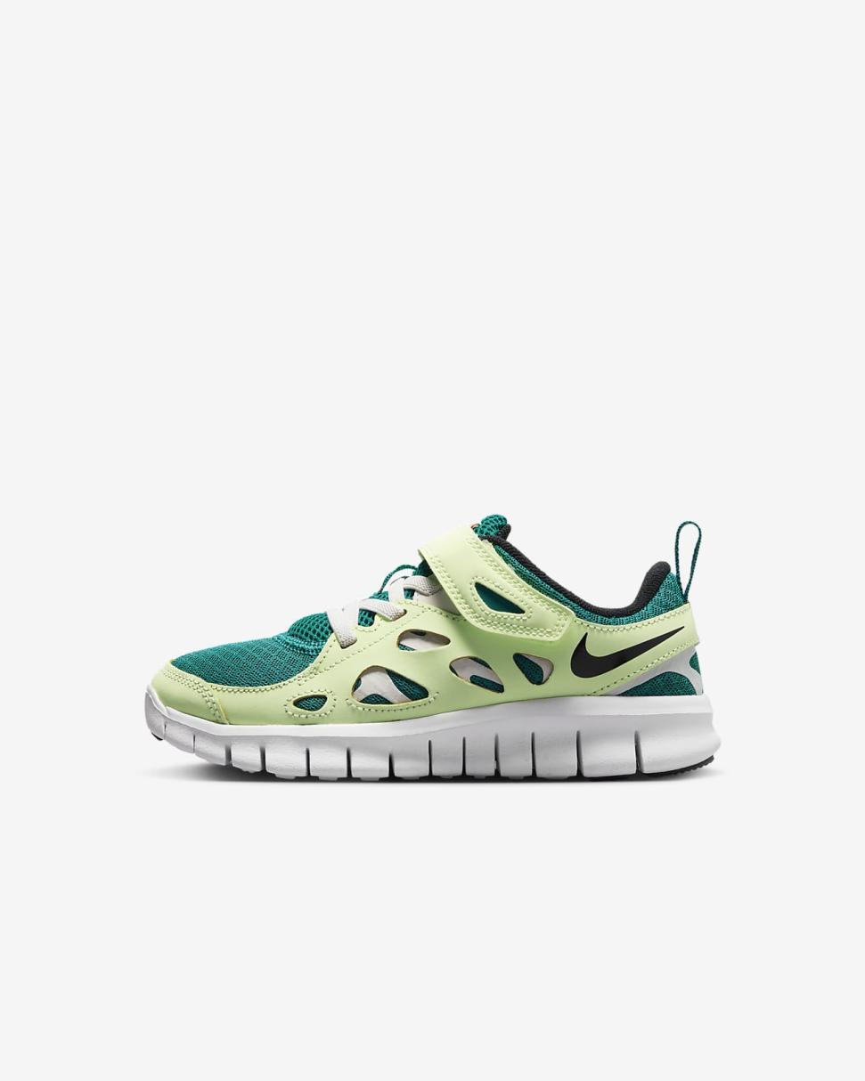 Nike Free Run 2 Bright Spruce/Barely Volt/Phantom/Black | Kids Nike Lifestyle