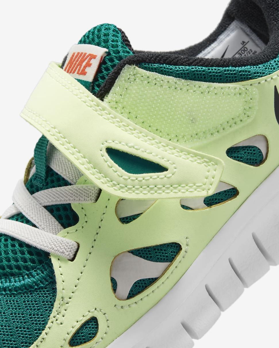 Nike Free Run 2 Bright Spruce/Barely Volt/Phantom/Black | Kids Nike Lifestyle