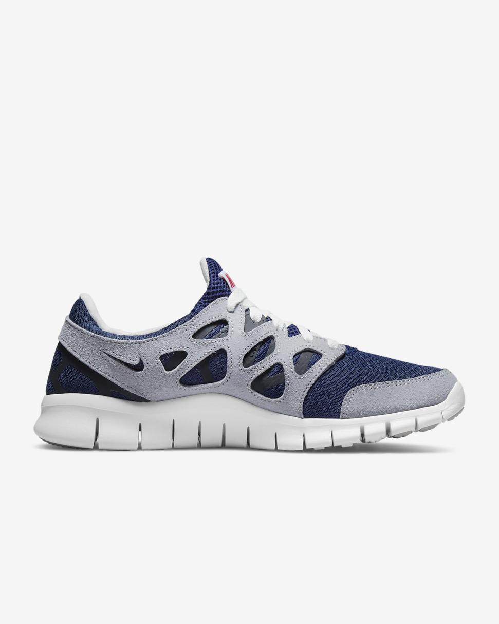 Nike Free Run 2 Midnight Navy/Black/Wolf Grey/Summit White | Mens Nike Lifestyle
