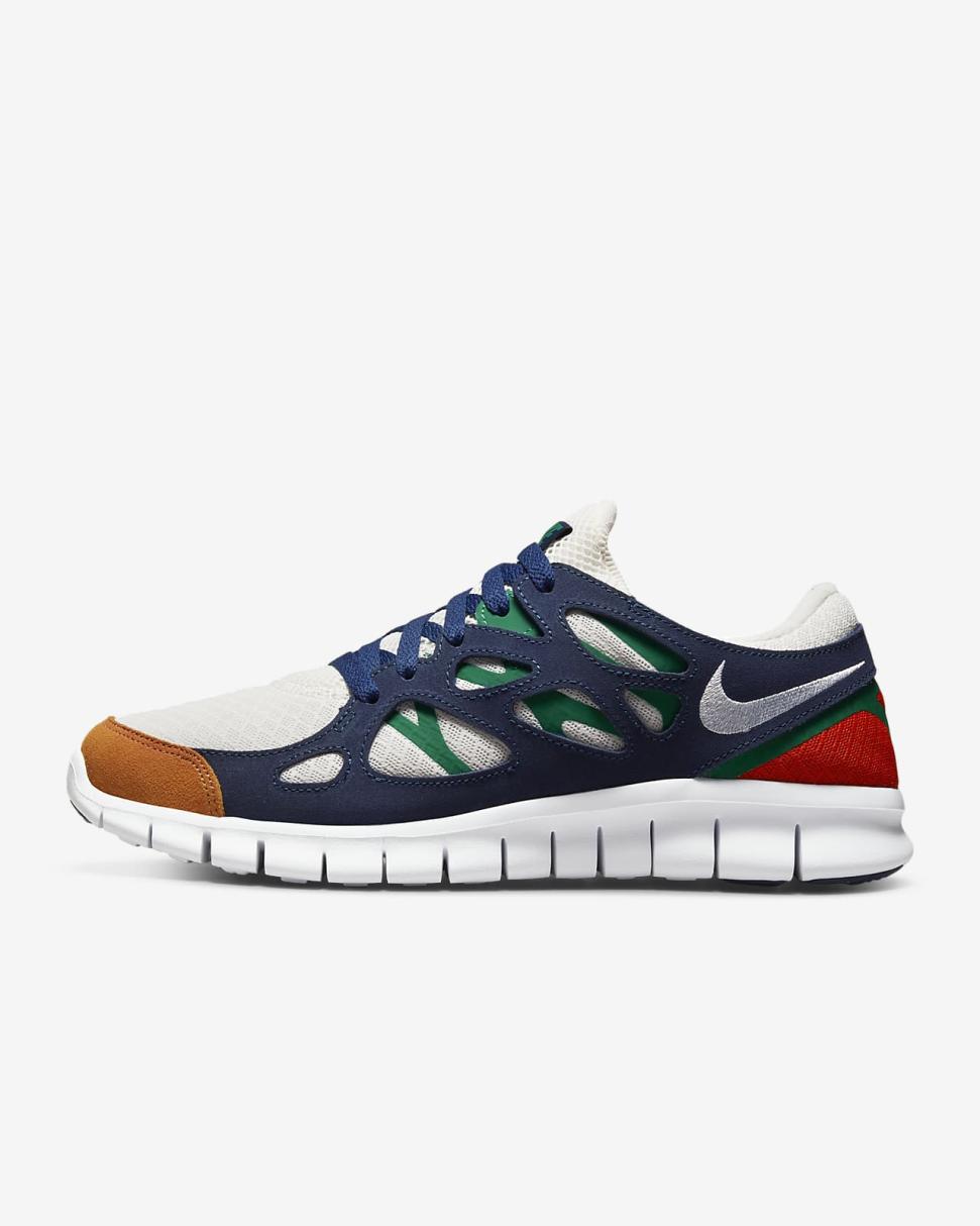 Nike Free Run 2 Phantom/Malachite/Midnight Navy/White | Mens Nike Lifestyle