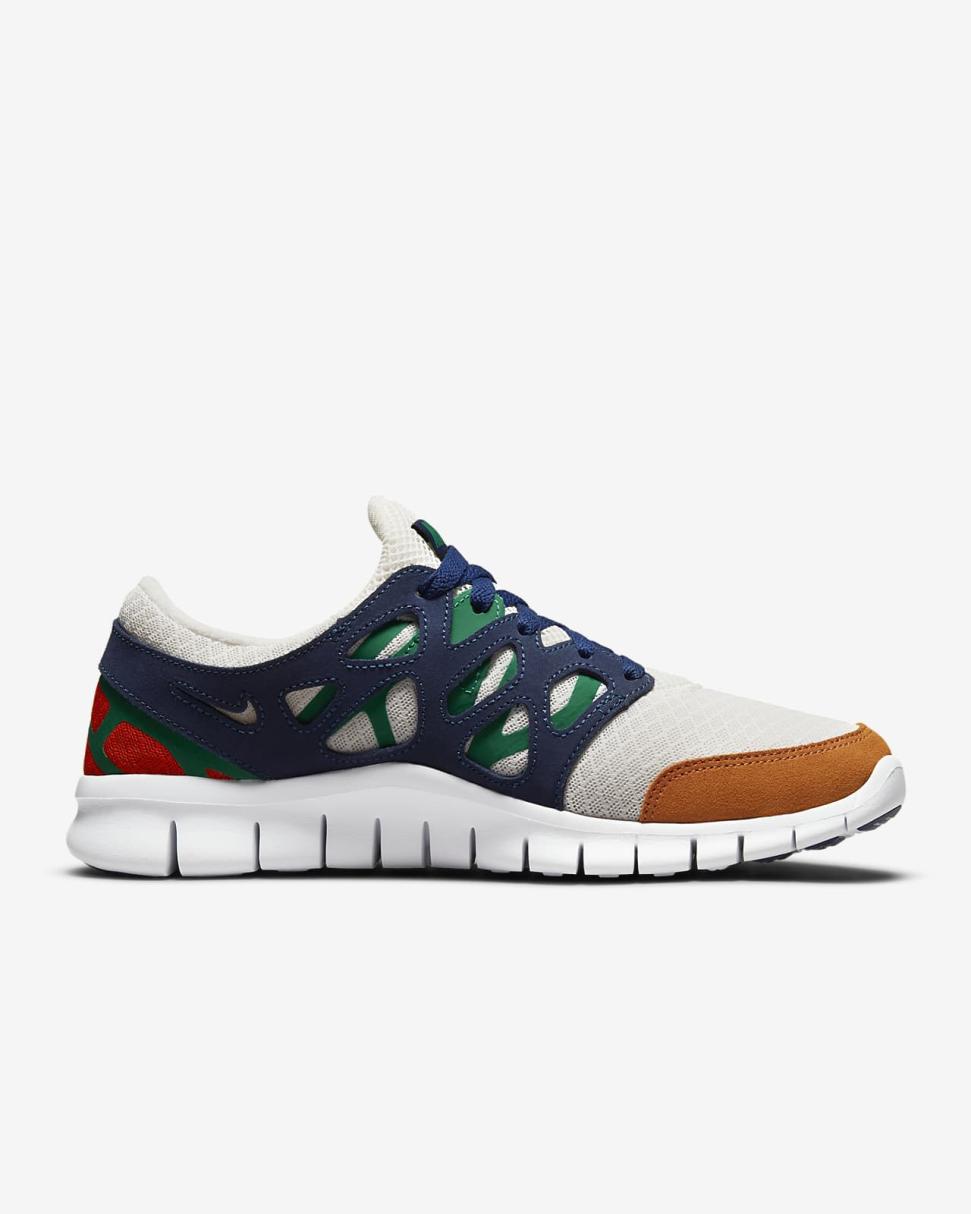 Nike Free Run 2 Phantom/Malachite/Midnight Navy/White | Mens Nike Lifestyle
