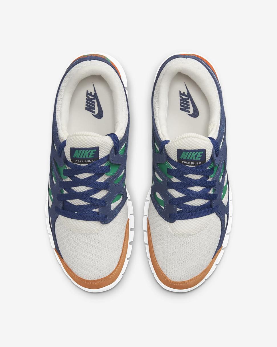 Nike Free Run 2 Phantom/Malachite/Midnight Navy/White | Mens Nike Lifestyle