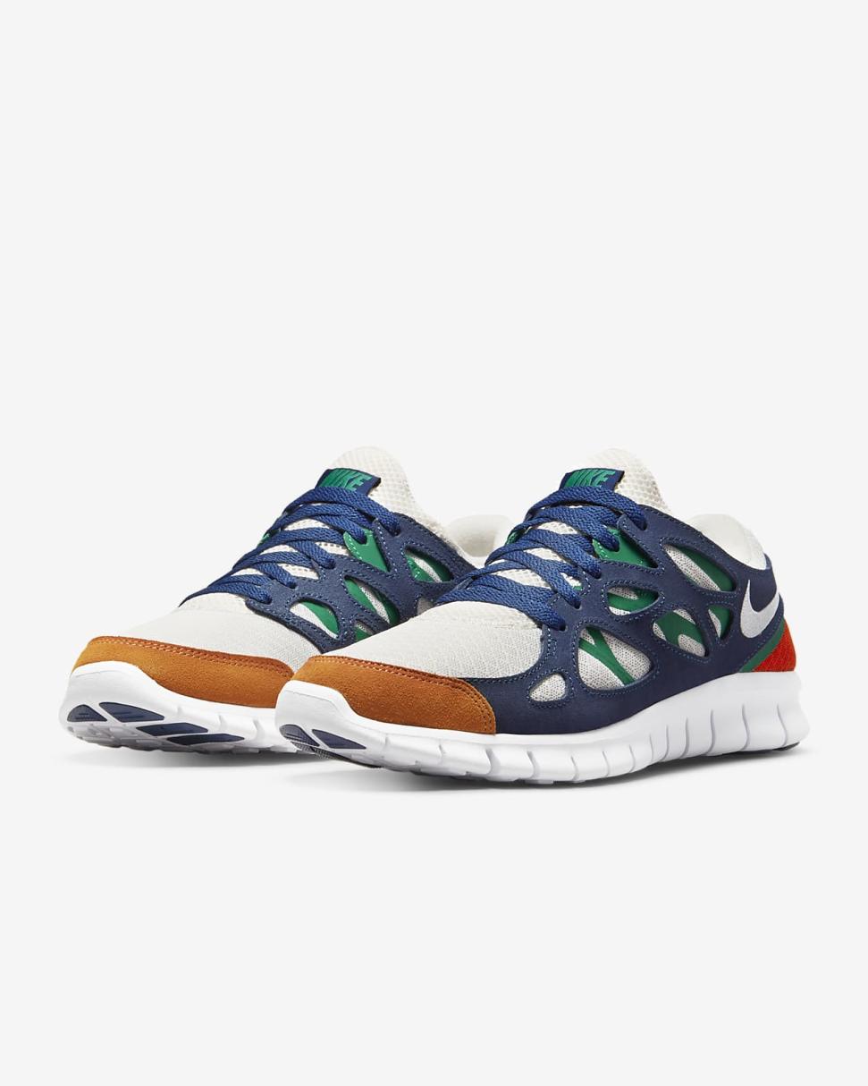 Nike Free Run 2 Phantom/Malachite/Midnight Navy/White | Mens Nike Lifestyle