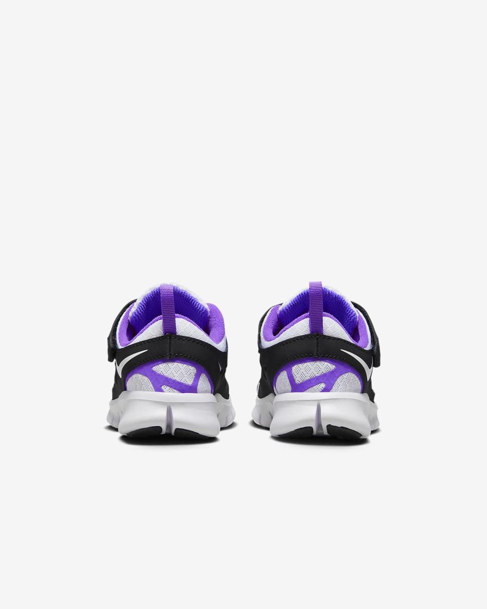 Nike Free Run 2 White/Black/Action Grape/White | Kids Nike Lifestyle