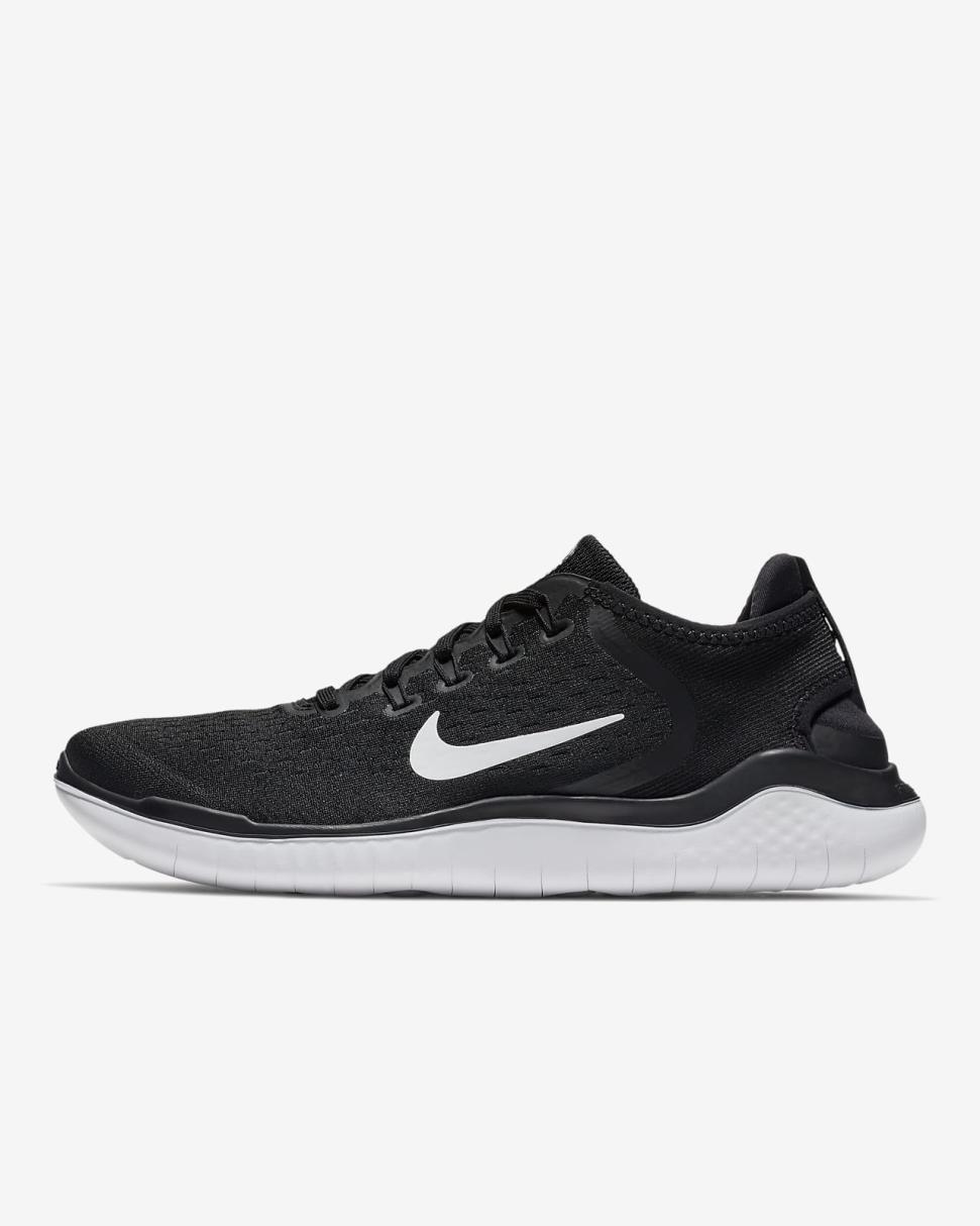 Nike Free Run 2018 Black/White | Mens Nike Running