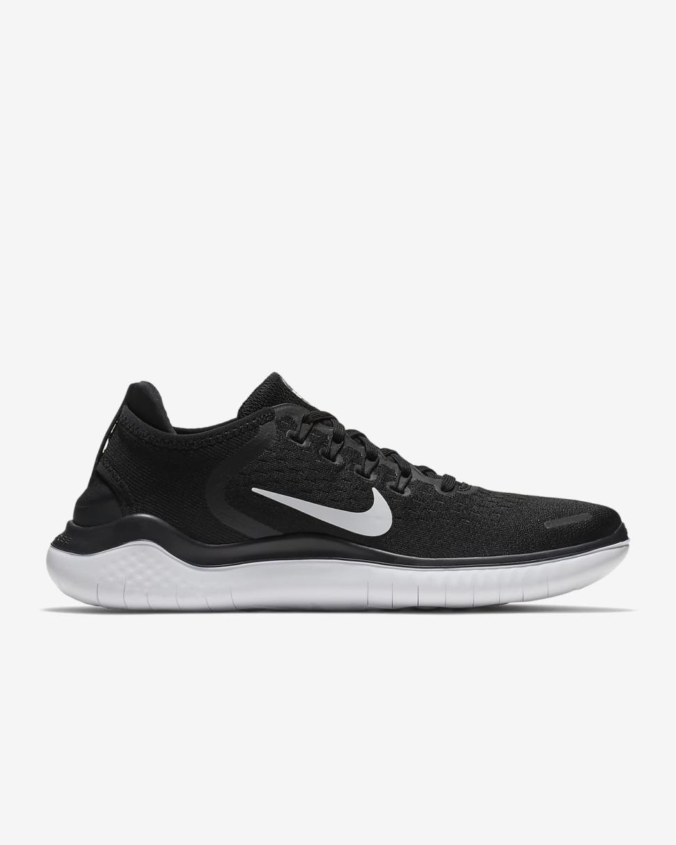 Nike Free Run 2018 Black/White | Mens Nike Running