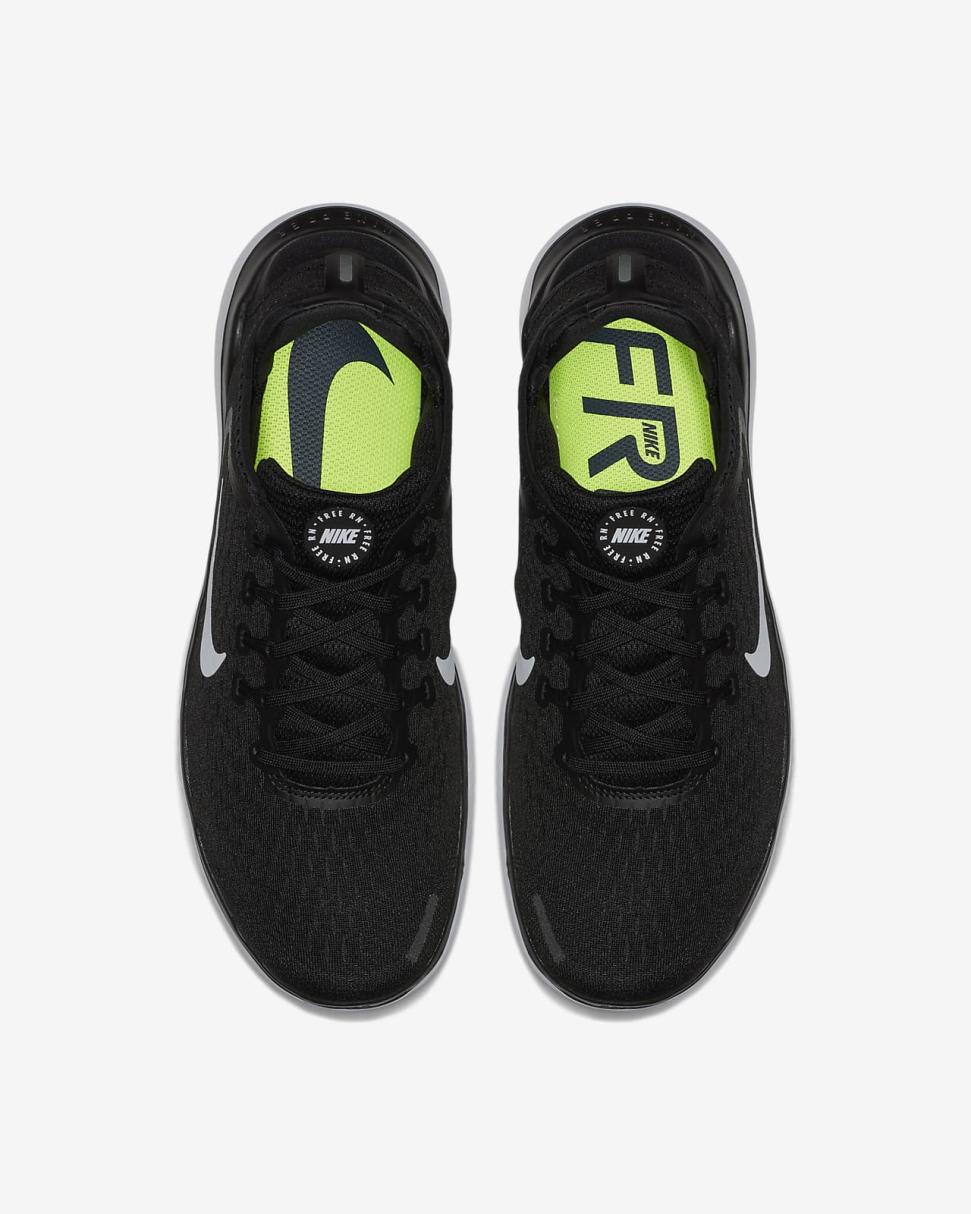 Nike Free Run 2018 Black/White | Mens Nike Running