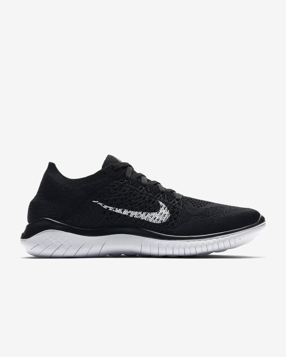 Nike Free Run 2018 Black/White | Womens Nike Running
