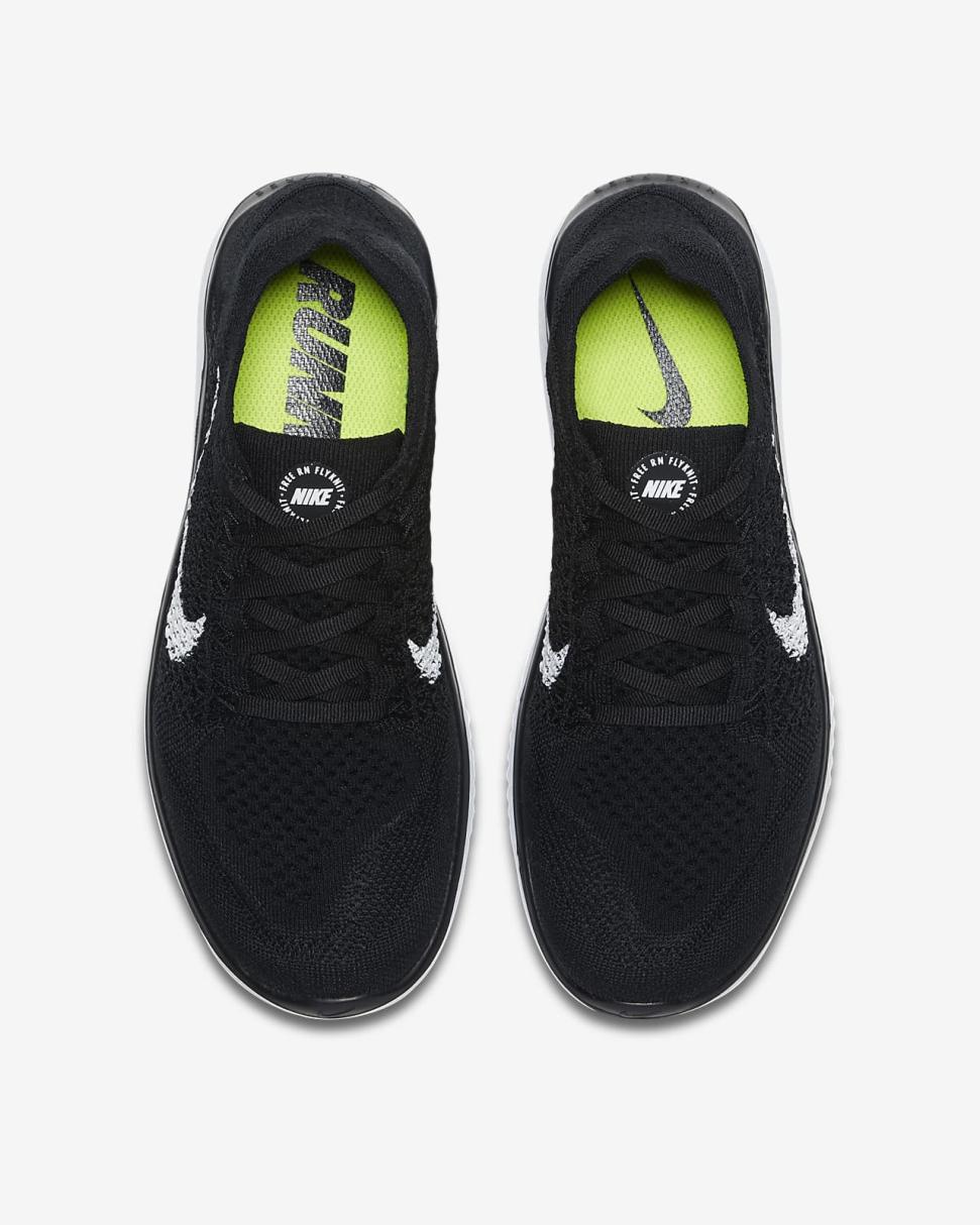 Nike Free Run 2018 Black/White | Womens Nike Running